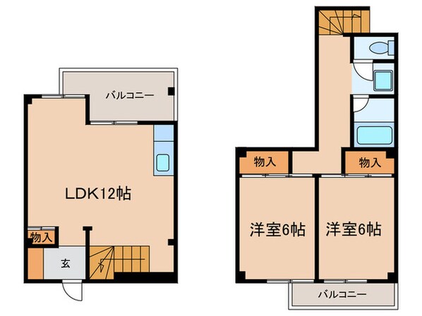 中富住宅Ｅ棟(1104)の物件間取画像